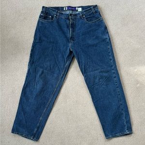 Vintage Y2K SilverTab baggy jeans Size W38 L32 vintage denim in faded dark wash